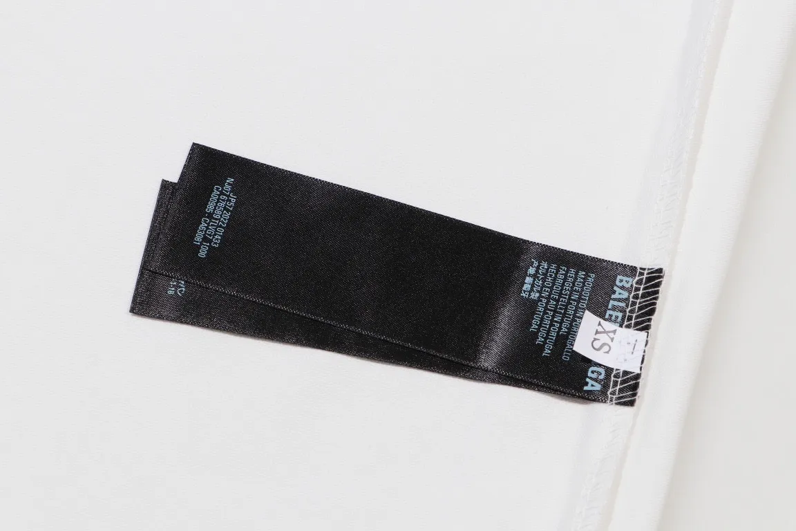#「 Quality」 《BALENCIAGA 》24SS Classic T Quality - 2 - os 220 -26 280g - 300g 1×1 - Quality ：Black White Size: XS-S-M-L